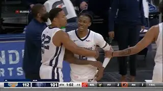 Ja Morant gets ejected from the game vs the Knicks