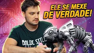 ABRINDO O LAGARTO ROBÔ E NAMORADA DO BALDE!
