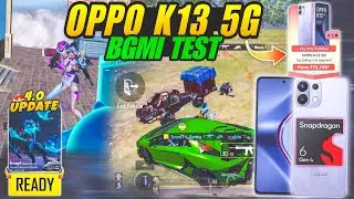 🔥Oppo K13 5G BGMI Test with Fps Meter: SD 6 Gen 4 Performance