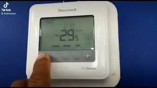 Encendido y apagado de  termostato marca Honeywell