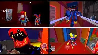 NEW!! Digital Circus + Poppy Playtime + Project Playtime [Scary Digital Clown] mobile game level 1.
