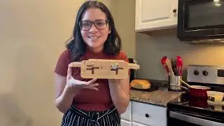 Piklohas Bread Slicer 🍞 | World's 1st Horizontal Wooden Loaf Cutter w/ Crumb Tray 🔪