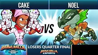 noeL vs Cake - Losers Quarter Final - Brawlhalla World Championship 2019 1v1
