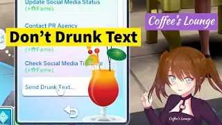 Sims Late Night With A Drunk Text 😳 // Basemental Drug Mod