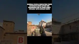 Normal People Inspecting Their Expensive Knife After A Win Meanwhile Me In same lobby after win #cs2