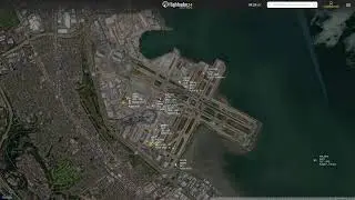 San Francisco KSFO Flightradar24 Livestream with Live Air Traffic Control 28/01/2026