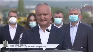 Tribuna electorală: Igor Dodon | Alegeri 2020