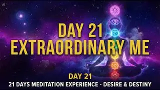 Day 21 - Extraordinary Me -  21 Days Meditation  Experience - Desire & Destiny
