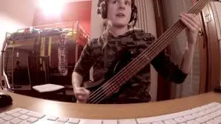 Triple Corpse Hammerblow - Children of Bodom (Bass Cover  - LTD F-105 quick test)