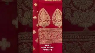 Banarasi silk suit | silk | katan | Label Naves | Simmi Nagpal | 9891153615
