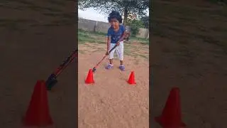 3 years kid field Hockey 🏑 Practice#nationalgame #Dhanya#motivation#trending#ytshorts#viral