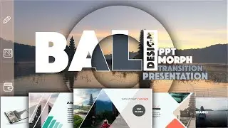 &lsquo;Bali&rsquo; inspired PowerPoint presentation template design & animation (ppt morph transition) 🔥