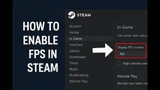 Как включить счётчик FPS в Steam? #fps #steam #cs2