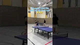30 Feet Lob Shot? #shorts #tabletennis #trickshots #tabletennisplayer
