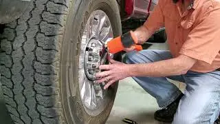Easy tip for replacing / reinstalling Ford F250 / F350 hub covers