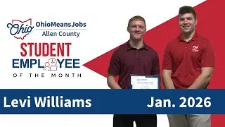 Meet Levi, our OhioMeansJobs Student Employee of the Month for January 2026