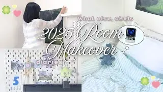 2025 aesthetic room makeover 🛋️🗯️ : pinterest summer transformation 🏞️ ft. divoom⋆˚࿔