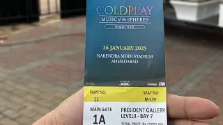 At #Coldplay’s biggest concert ever ,26-01-2025 #ahmedabad