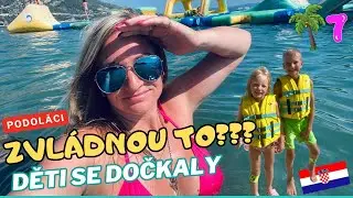 Chorvatsko 2024 🌴 7/ Zvládnou to??? Děti se dočkaly vodní atrakce…