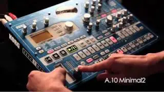 KORG ELECTRIBE・MX / PATTERN PREVIEW - 4 ON THE FLOOR -