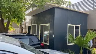 Puff Panels Hospital Project (SSB Hospital) gray colour //pushpanjali prefab building// 8929717767