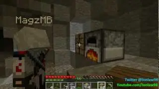 Minecraft: 2 Cows in a tree! - Part 1 w/ @MagzReloaded & @bryanbko (PC Survival) v 1.3.1