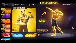 New 24K Golden Wolf Bundle 🐺 Luck Royal ff Upcoming New Bundle Update 