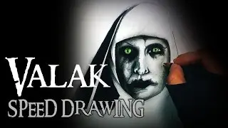 VALAK Speed Drawing - The Conjuring 2