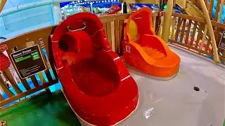 Forest Flume Body Slide at Great Wolf Lodge Water Park Perryville