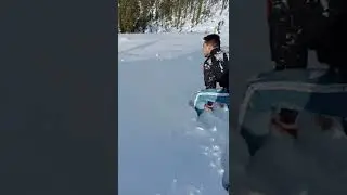 enjoy snowfall !  with friends 😂💥