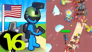 Fight For America: Country War #16 (Level 59 - 61) | Android No Commentary Gameplay Walkthrough