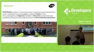 4Developers 2016: Technologie w świecie gier mobilnych (Jarek Wojczakowski)