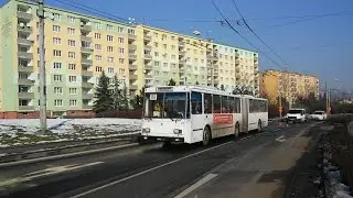 Chomutov a Jirkov Trolejbus (Škoda 15Tr), 16.02.2017