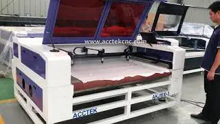 Acctek AKJ1610-3 three heads auto feeding Co2 laser machine