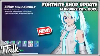 В магазине Fortnite снова появилась Снежная Мику и многое другое! [24 февраля 2026 г.] (Fortnite,...