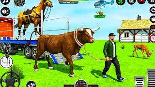Animal Transport Truck Driving - Real Farm Pet Zoo Transporter Drive Simulator 3D - Android Gameplay