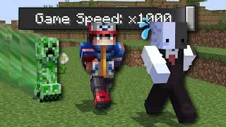 🔴 Minecraft but its 1000x Speed 🔴 ft. Samioh !