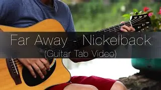(Nickelback) Far Away - FREE TABS Tutorial (Fingerstyle Guitar Lesson) - Rodrigo Yukio
