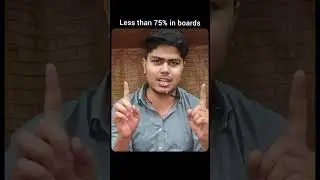 Less Than 75% in boards | Drop or Not | JEE 2026