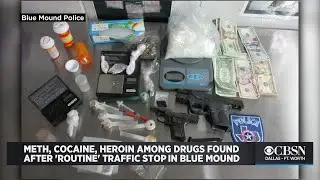 Blue Mound Police: Meth, Cocaine, Heroin Among Drugs Found After 'Routine' Traffic Stop