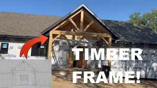 Timber Frame Porch Building Process! (Small Town Sanctuary Week 8)