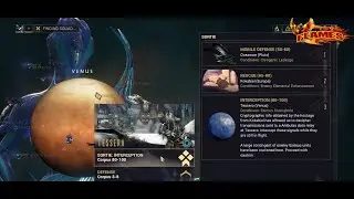 Warframe Tessera (Venus) Mission Interception level 80-100