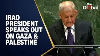 LIVE: Iraqi President Abdul Latif Rashid Speaks at UNGA 2025 | Israel, Gaza, Palestine, Middle East