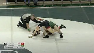 157lbs Landon Johnson (Northern Illinois) vs Logan Cravatas (Ohio)