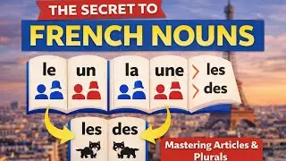 THE SECRET TO FRENCH NOUNS - MASTERING ARTICLES AND PLURALS #easyfrench #frenchie  #learnfrench 