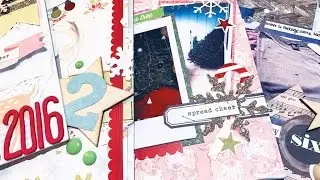December Daily Flip Through + Process Video ☃️