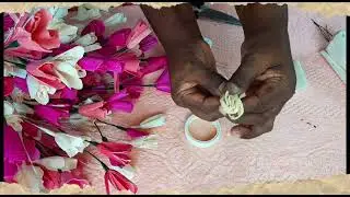 sola wood flowers making | paper Flower | paper craft | craft DIY