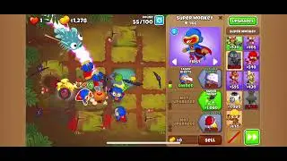 BTD6 Chimps With Only Tier 2 Towers (full run)