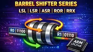 ROR and RRX in ARM Explained | Rotate Operations with 32-Bit Examples | Part 3