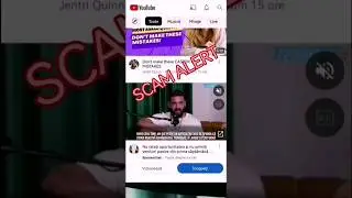 youtube ads are full of scams! #deepfake #scamalert #googleads #youtubeads #faketube